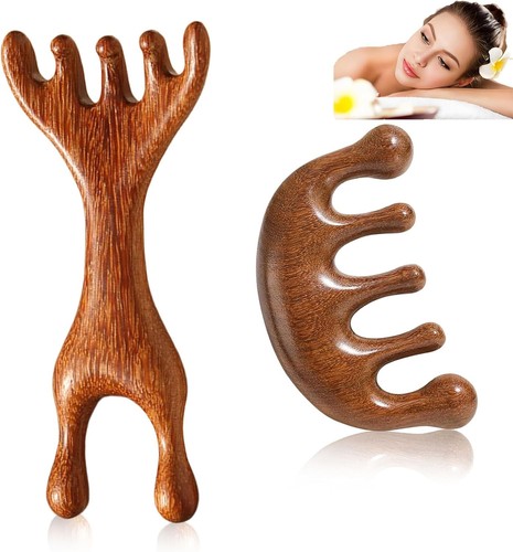Holz kopfhautmassage - 2x,