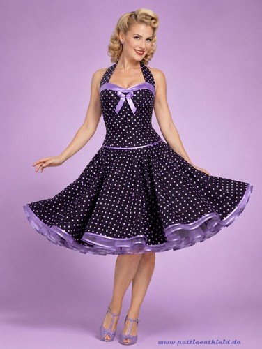 Tanzkleid der 50er - , punkte