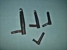 Konvolut - " Angelspitzen Schoner " -  4 Stück in Schwarz - Rutenschutz