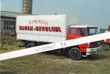 Zirkus-Foto DDR Oldtimer VEB IFA Oldtimerm LKW Liaz Circus Busch-Berolina