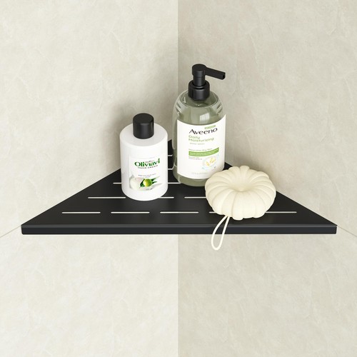 Corner shelf shower tray - shower,