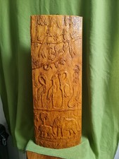 Bild Skulptur Holz hell Lampe