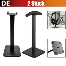 2Stk Kopfhörerständer Halterung Tisch Headset Halter Haken Schwarz Aufsteller