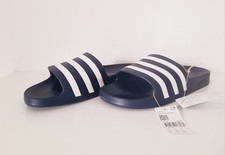 1 Paar Adiletten von adidas F 35542 Aqua blau-weiß Gr. 43