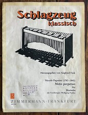 Moto perpetuo für Marimba –