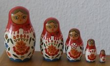 Babuschka, Matroschka, Matrioschka, 5 Holz-Puppen! SEHR DEKORATIV! MADE IN USSR!