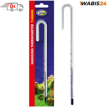Aquarium Thermometer Glas Hang On Zubehör Pflege Messgerät Skala C° 0-40 Grad