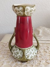 Jugendstil Keramik Vase Artistique de Fives-Lille Gustave de Bruyn Lille JHW