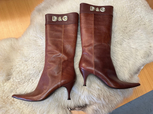 Dolce gabbana stiefel - dolce, braun