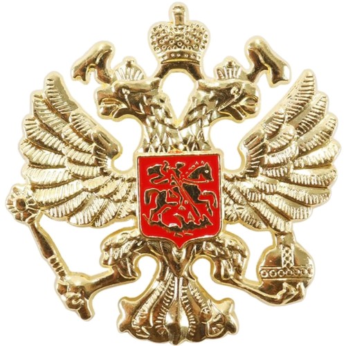 Doppelkopf adler brosche - doppelkopf-adler, für