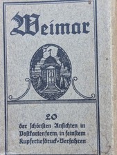 Postkarten, Bildsammlung, Weimar, 20 Bilder, vor 1945