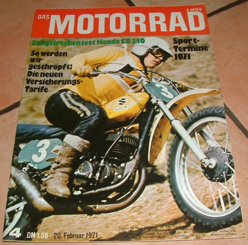 Das motorrad 1971 honda cb - motorrad, 4/1971