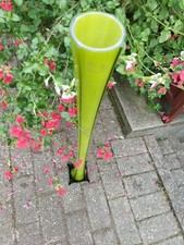 Glas Kunst Design Stangenvase Bodenvase Solifleur Einzelstielvase 79cm (fast 80)