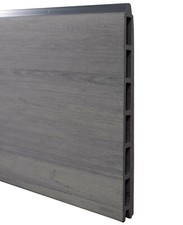 2 Wahl WPC Sichtschutz Steck Zaun Paneel Brett Windschutz System ca. 90x21x2cm