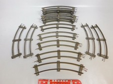 16x Märklin Spur 0 Gleisstück 8er/8 er Kreis für Uhrwerk-Betrieb #CD509-2