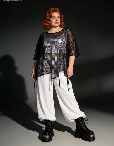 Lagenlook netz tunika - lagenlook, ❣️netz