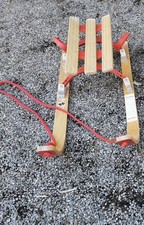 Swingrodel Rudisport Holz/Kunststoff, Rennrodel,Vintage 80ger, Schlitten,Rodel