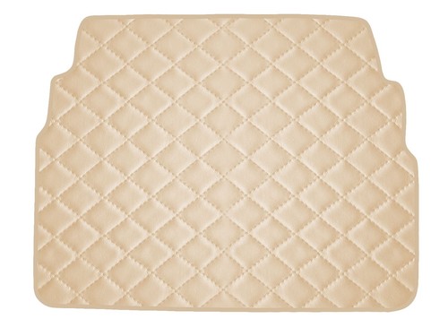 Beige gestepptes öko leder - beige,