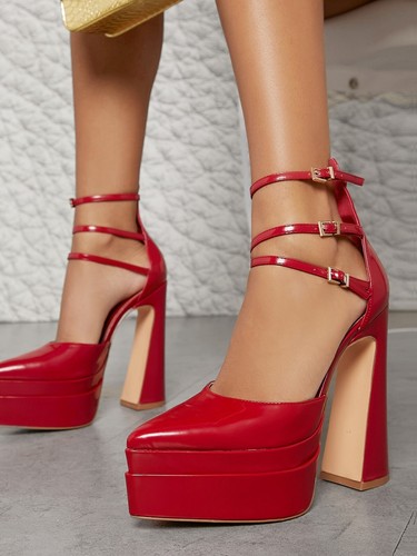Damen schuhe pumps rot - schuhe,
