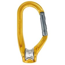 Petzl ROLLCLIP A Karabiner Schnapper Seilrolle Rolle Umlenkrolle Steigklemme