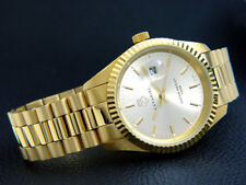 CAVADINI Leonardo Herrenuhr massiv Edelstahl IPG-vergoldet CV-332J Lupe & Datum