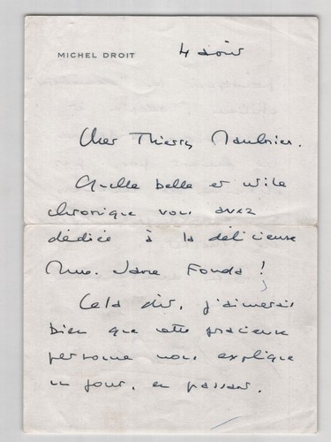 Michel droit signierter - michel,