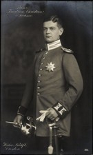 Ak Prinz Friedrich Christian von Sachsen, Portrait in Uniform,... - 11450408
