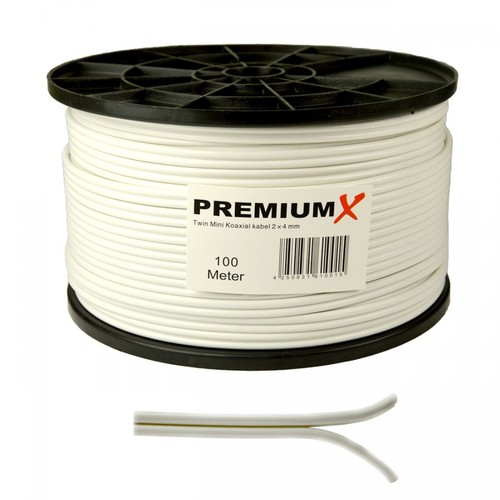 100m koaxial sat kabel mini - 100m,