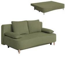 Schlafsofa - olive - Federkern
