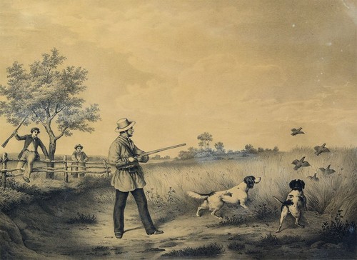 Die hühnerjagd frühe - die,