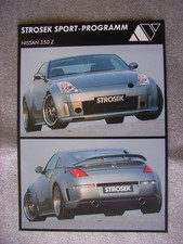 Strosek Sport Programm Nissan 350Z Infoblatt