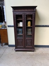 Antike Bretonische Vitrine