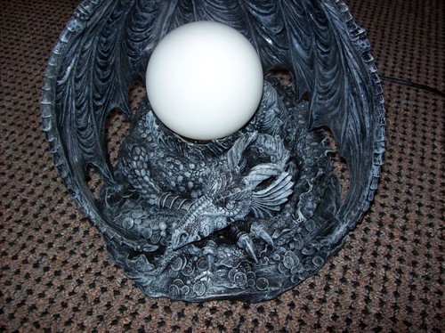 Massive drachen lampe - massive,