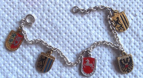Versilbertes bettelarmband mit - versilbertes,