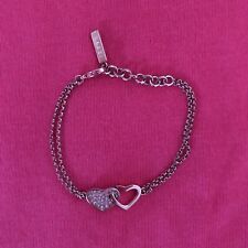 Jette Joop Armband Armkette 925 Silber vergoldet  Herzen mit Zirkonia - TOP