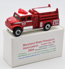 Matchbox Superfast International Pumper Maryland State Firemans. Werbeartikel