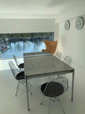 USM Haller Esstisch / Konferenztisch granit, Designklassiker  200 x 100cm