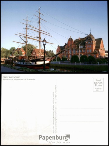 Ansichtskarte papenburg - papenburg, (ems)