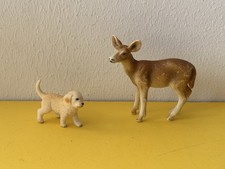 2x Tiere Schleich 1x Reh & 1x