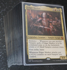 Magic EDGAR MARKOV VAMPIR Commander EDH Deck (Vampire Mardu Aggro, Staples UVM)!