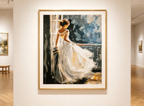 Acryl gemälde elegantes - acryl, gemälde/elegantes