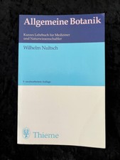 Allgemeine Botanik von Wilhelm Nultsch - Thieme Verlag - Lehrbuch 