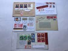 Briefm. D. Bundespost 11 Einschreib Belege ( Bedarfsspuren )