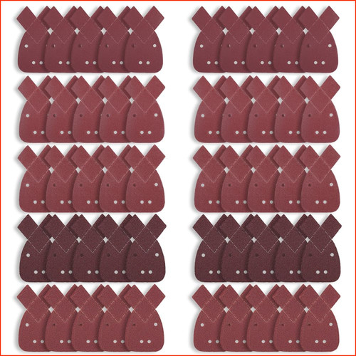 Schleifpapier stück klett - 50,