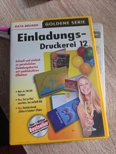 Data Becker Einladungs-Druckerei 12/Komplett mit CD Rom Software Neu für den PC 