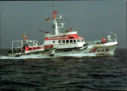 Seenotkreuzer mit - ak,