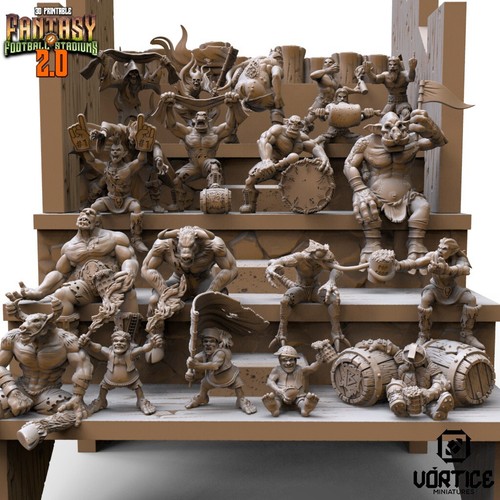 Fantasy football fan set - fantasy,