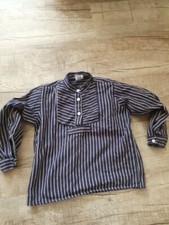 Fischerhemd, gebraucht, 110/116, kultig, blau, maritim, für jungen und Mädchen