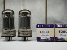 MATCHED PAIR 6080 6AS7 ECC230