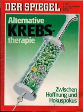 Der Spiegel Nr. 14 /  1. April 1991 " Krebs-therapie " 